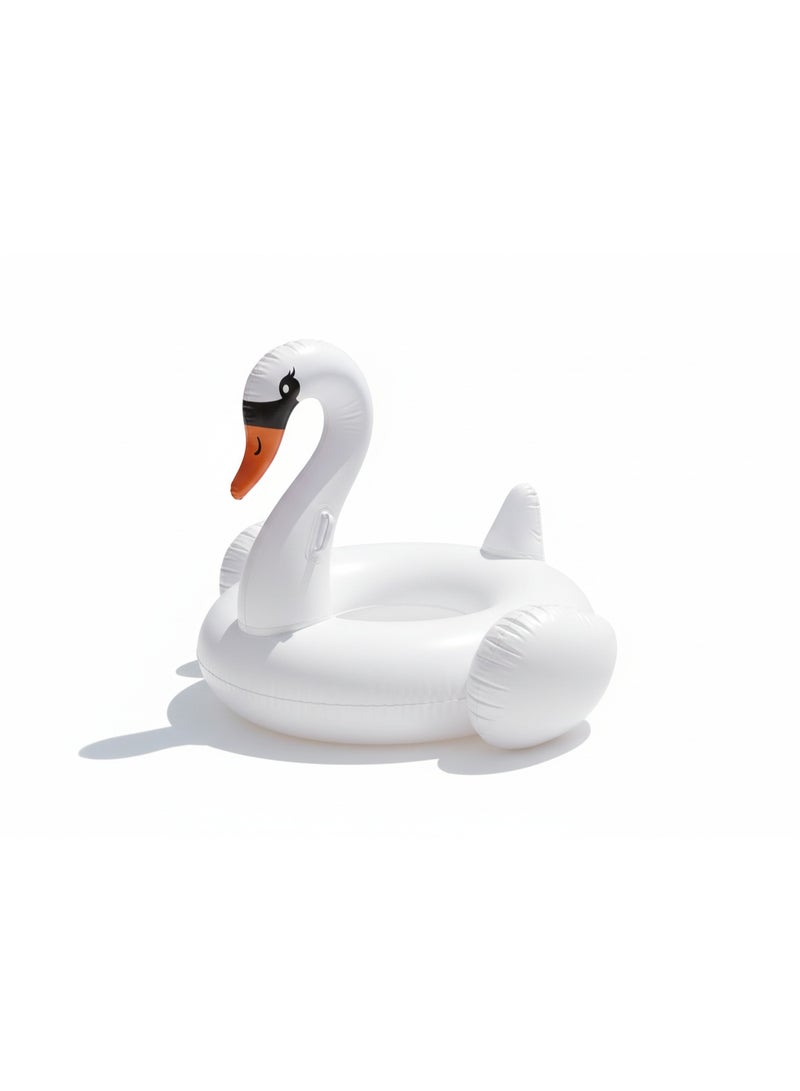 Sun Club Large Inflatable White Swan Pool Float for Adults – Premium PVC Swim Float – Stylish Inflatable Pool Lounger for Beach, Pool, Summer Parties & Relaxation - Image 2